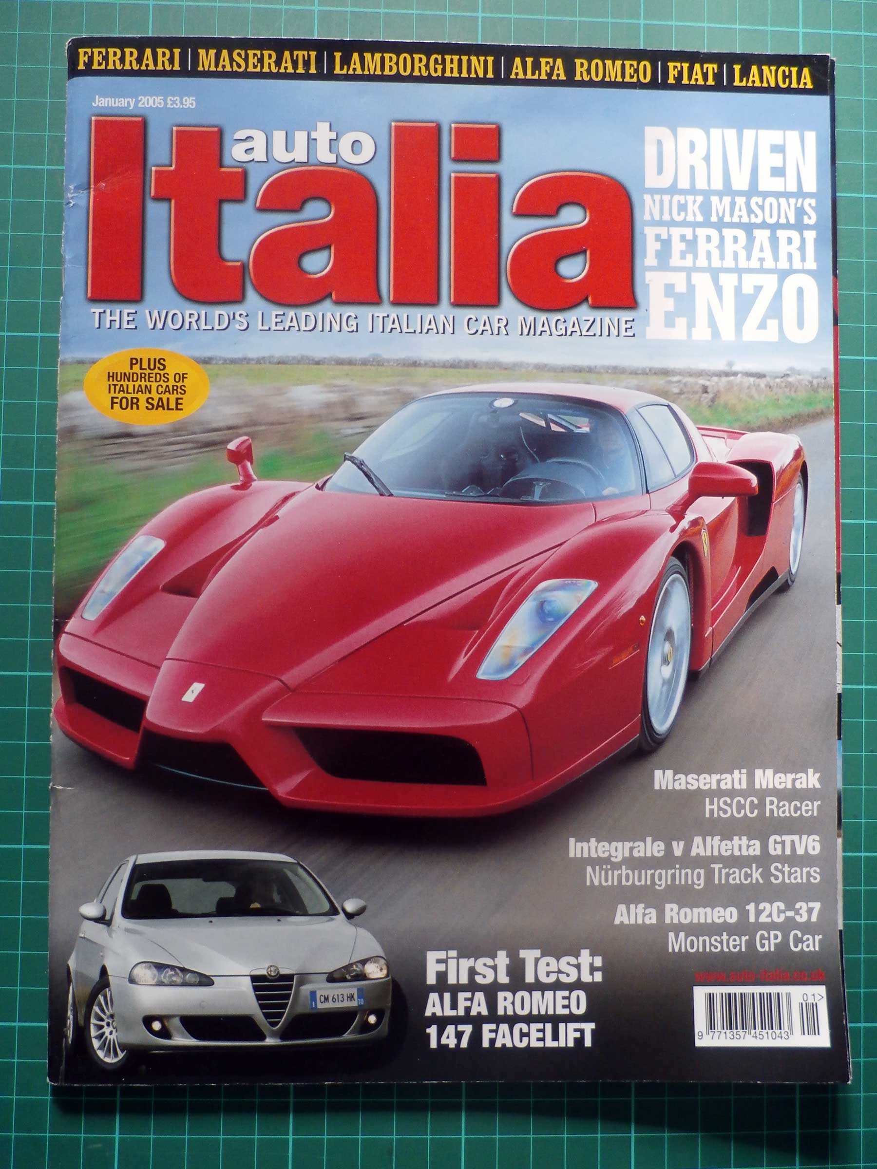 please choose from the drop down menu Auto Italia Magazine Issue 201+ 